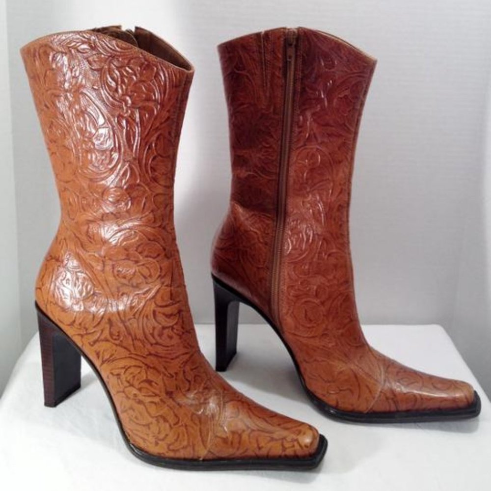 Steve Madden Caramel Brown Brisa Textured …